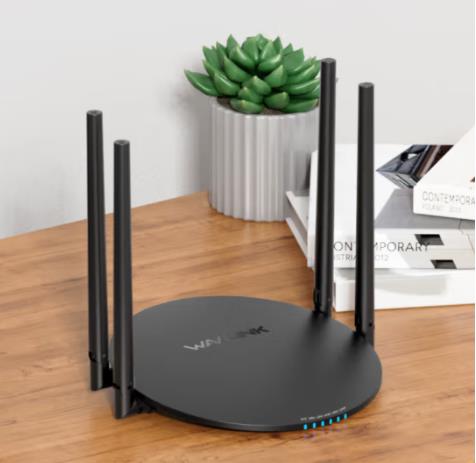  双千兆无线路由器家用智能5G双频穿墙游戏路由四天线光纤宽带全网通适用WIFI 1200M全千兆网口高速旗舰店款