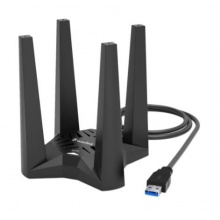  1900M双频USB无线网卡台式机笔记本无线信号WIFI接收发射器游戏千兆 1900M电竞外置四天线款